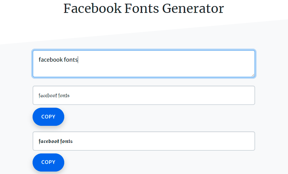 fb fonts
